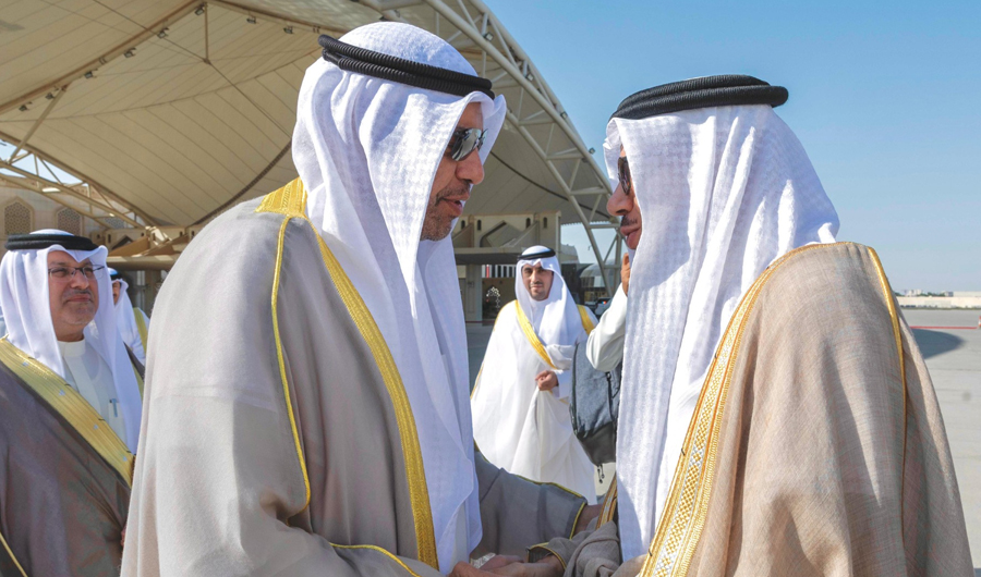 وزير الخارجية يستقبل نظيره البحريني بمناسبة زيارته للبلاد