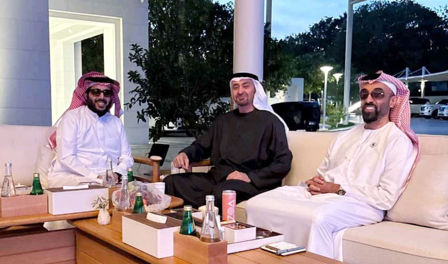 المستشار تركي آل الشيخ: الشيخ محمد بن زايد رمز للأصالة العربية والكرم والحكمة المستشار تركي آل الشيخ: الشيخ محمد بن زايد رمز للأصالة العربية والكرم والحكمة