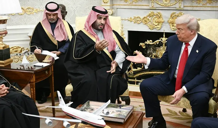 ولي العهد السعودي: الانضمام للاتفاقيات الإبراهيمية مرهون بحل الدولتين