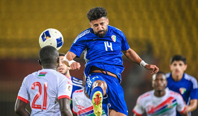 منتخب الكويت يتعادل مع غامبيا في القاهرة ويغادر إلى الدوحة