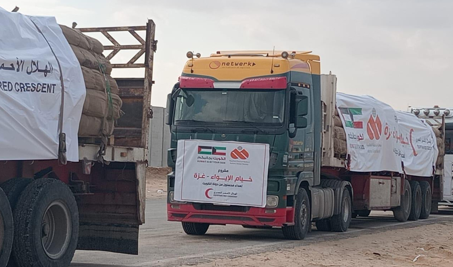 &laquo;الرحمة العالمية&raquo; تطلق المرحلة الأولى من مشروع الإيواء الطارئ في غزة