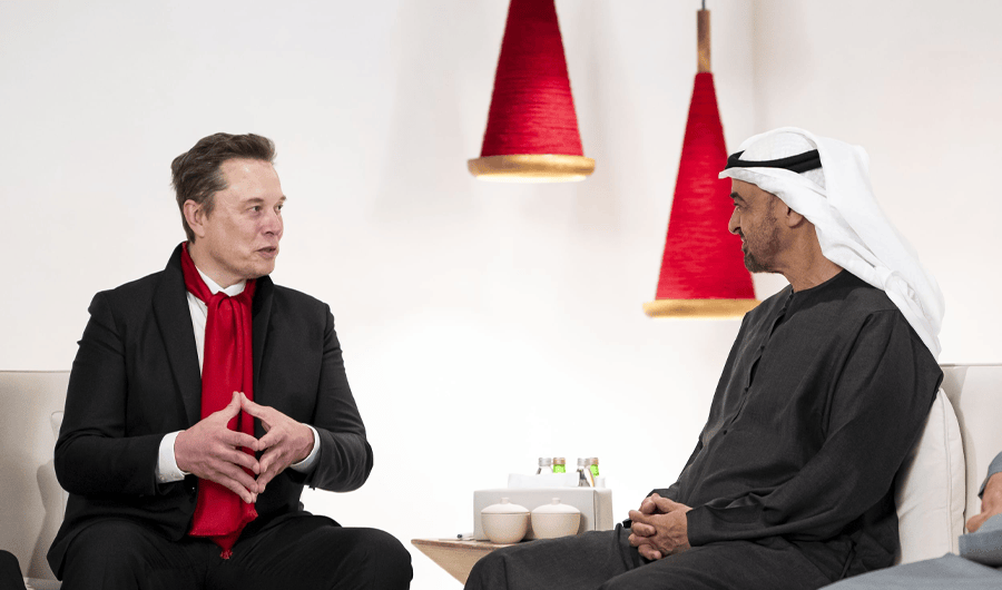 الشيخ محمد بن زايد يبحث مع ماسك التكنولوجيا المتقدمة والذكاء الاصطناعي الشيخ محمد بن زايد يبحث مع ماسك التكنولوجيا المتقدمة والذكاء الاصطناعي