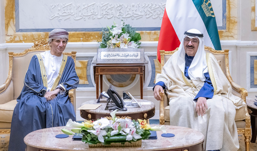 سمو الأمير يستقبل ممثل الأمين العام للأمم المتحدة في العراق
