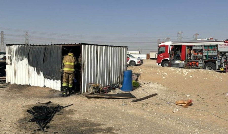 &laquo;الإطفاء&raquo;: حالة وفاة في حريق غرفة كيربي بمخيم في بر السالمي