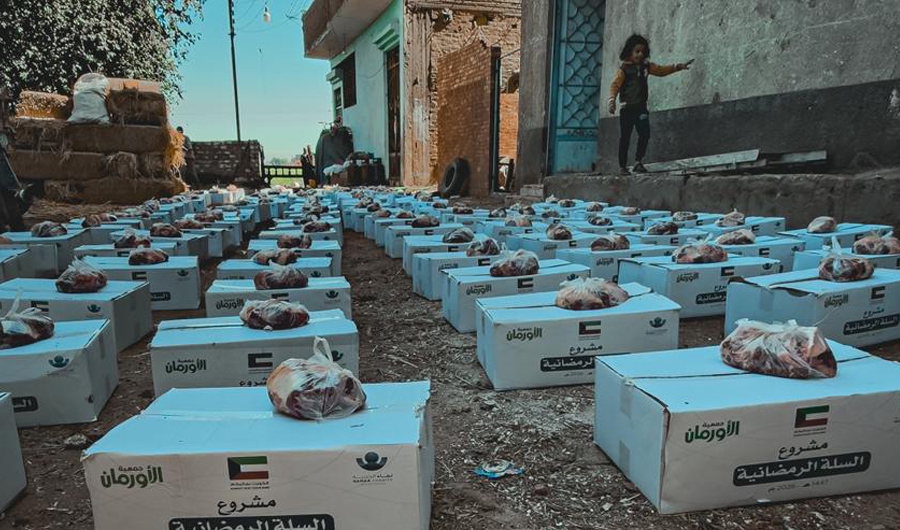 &laquo;نماء الخيرية&raquo; توزع 3080 سلة رمضانية في محافظات مصرية عدة