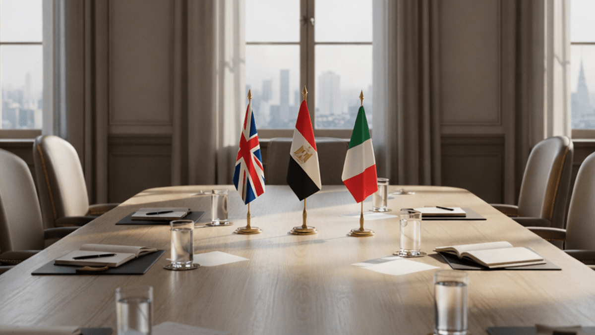 مباحثات مصرية مع بريطانيا وإيطاليا بشأن مستجدات إيران وخفض التصعيد