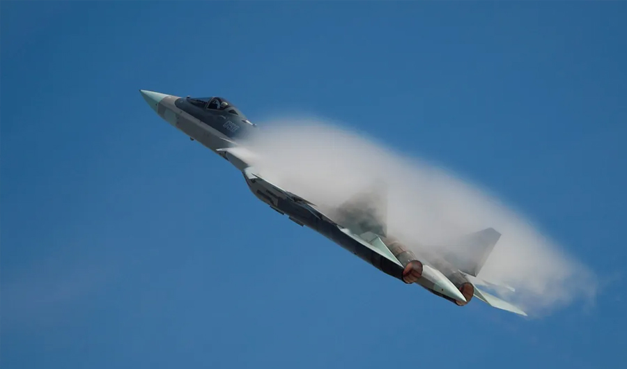 للمرة الأولى.. صور تظهر تشغيل الجزائر المقاتلة الشبحية Su-57 للمرة الأولى.. صور تظهر تشغيل الجزائر المقاتلة الشبحية Su-57