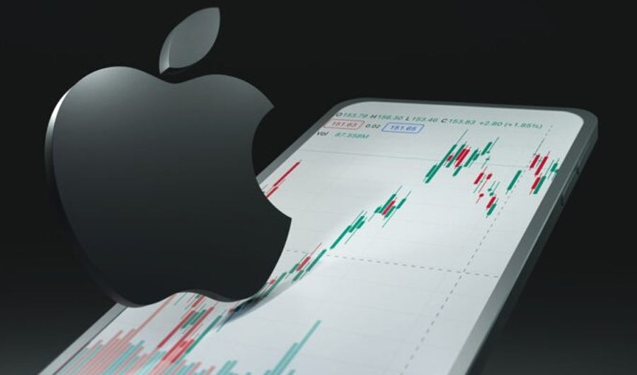 سهم «آبل» يهبط 5% في أكبر تراجع يومي منذ أبريل 2025 سهم «آبل» يهبط 5% في أكبر تراجع يومي منذ أبريل 2025