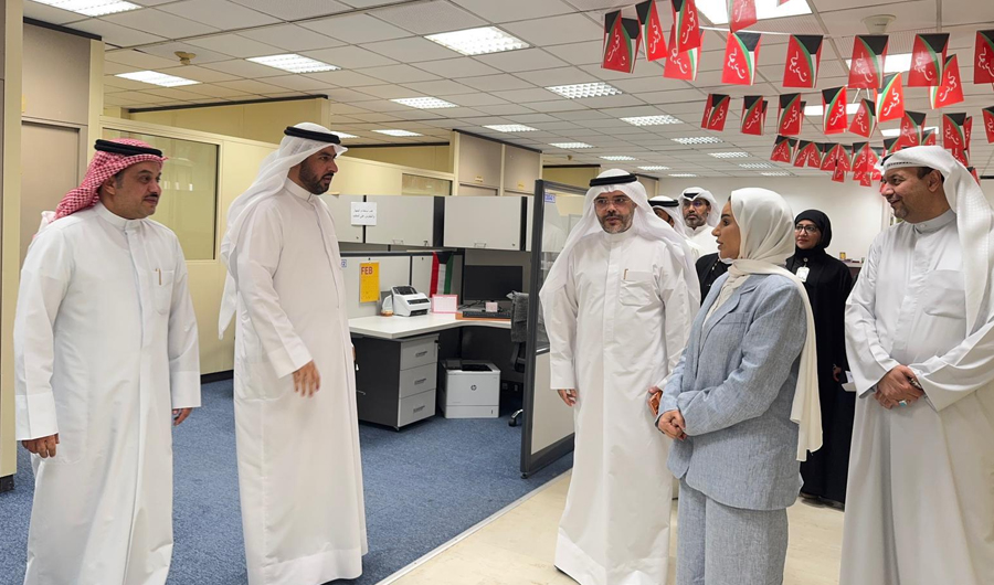 الحويلة تتفقد إدارات &laquo;الشؤون&raquo; وتهنئ الموظفين برمضان