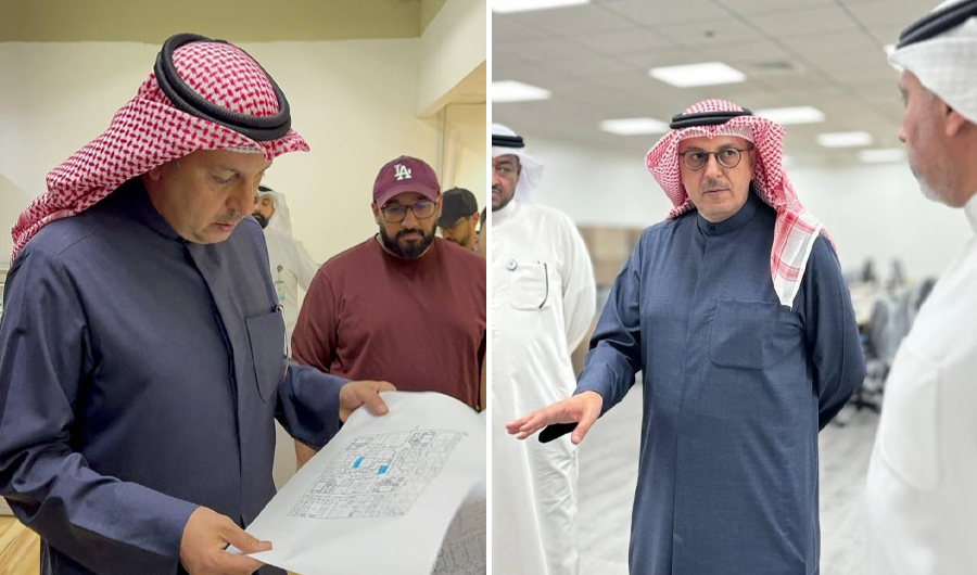 وزير الكهرباء يتفقد مراكز الإيواء في المبنى الرئيسي للوزارة للاطمئنان على جاهزيتها