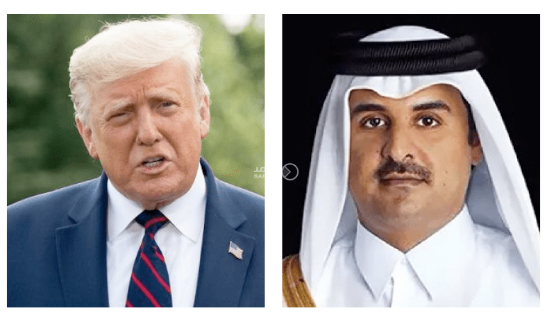 أمير قطر يبحث مع الرئيس الأمريكي تطورات الأوضاع في ظل استمرار الاعتداءات الإيرانية أمير قطر يبحث مع الرئيس الأمريكي تطورات الأوضاع في ظل استمرار الاعتداءات الإيرانية