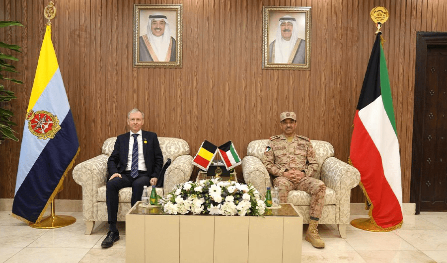 رئيس الأركان يبحث مع سفيرَي بلجيكا الهند مواضيع مشتركة