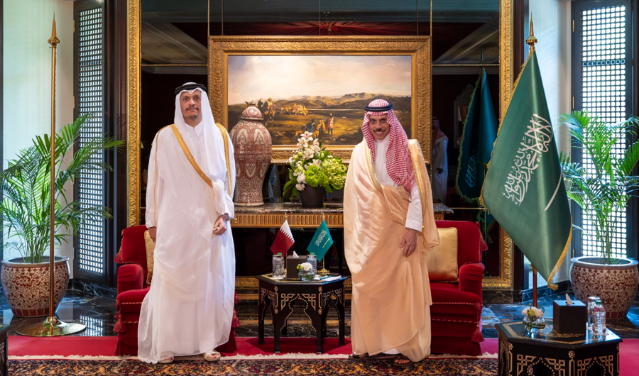 وزيرا خارجية السعودية وقطر يؤكدان أهمية الالتزام بالاتفاق الأميركي الإيراني