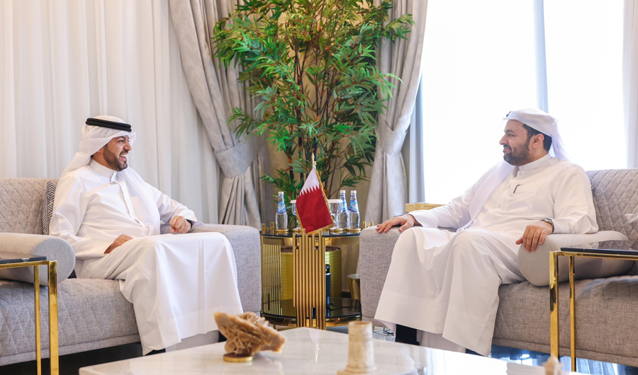 سفير الكويت لدى قطر ووزير الدولة القطري يبحثان علاقات التعاون وسُبل دعمها