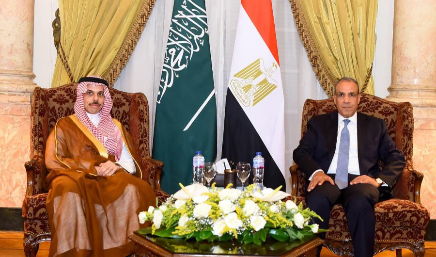 وزير الخارجية المصري يبحث مع نظيره السعودي تعزيز التعاون والتطورات الاقليمية