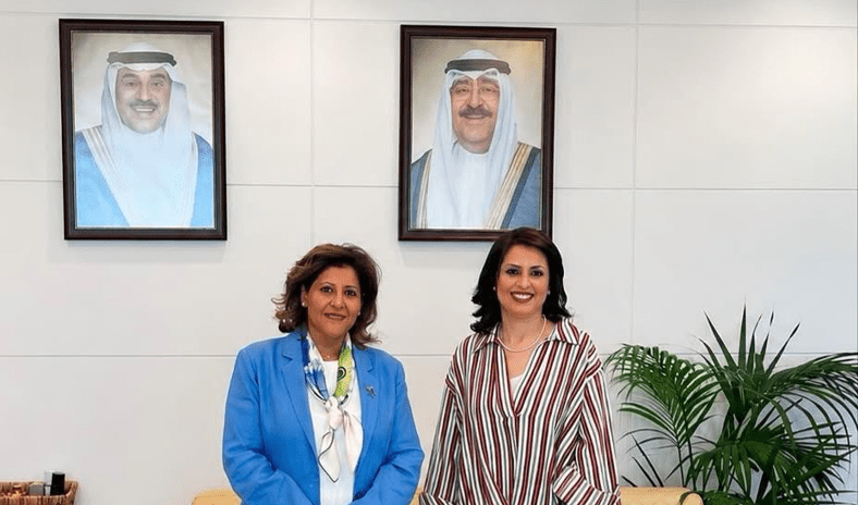رئيسة المركز الوطني للأمن السيبراني ومساعدة وزير الخارجية لشؤون حقوق الإنسان تبحثان التعاون المشترك