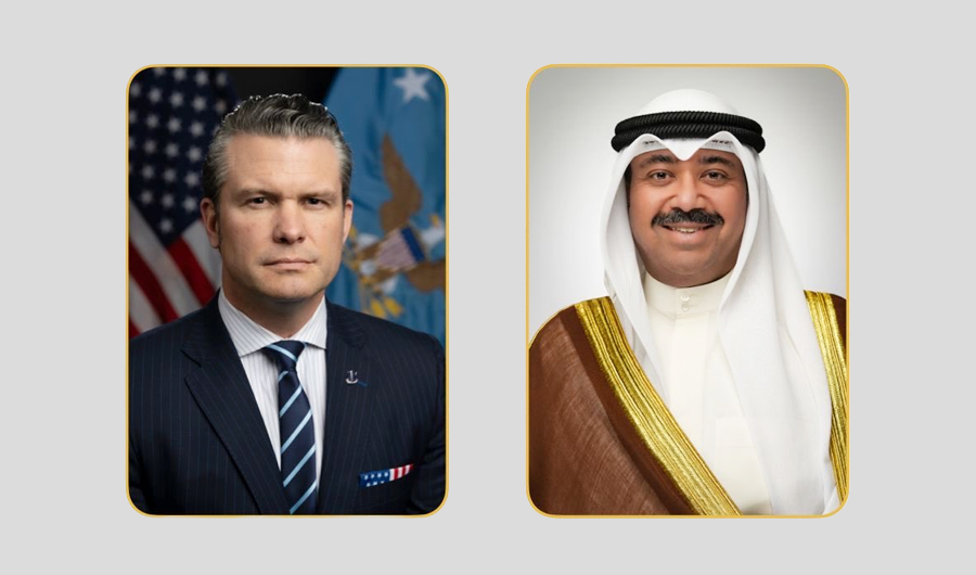 وزير الدفاع يهنئ وزير الحرب الأميركي بذكرى استقلال بلاده
