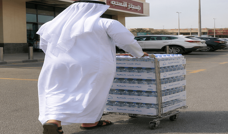 &laquo;الشؤون&raquo; تحدد الحد الأقصى لشراء مياه الشرب بـ5 كراتين للفرد