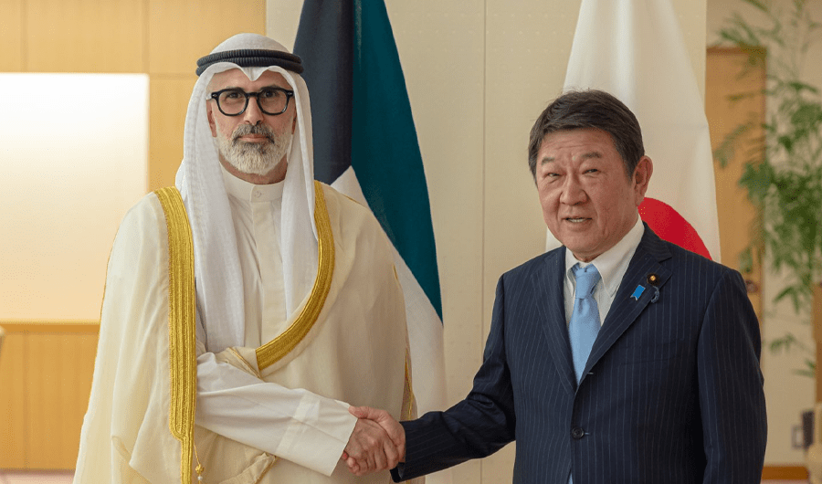 وزيرا خارجية الكويت واليابان: تعزيز التعاون الثنائي بين البلدين في شتى المجالات وزيرا خارجية الكويت واليابان: تعزيز التعاون الثنائي بين البلدين في شتى المجالات