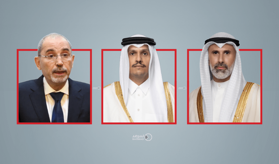 وزير الخارجية يبحث مع نظيريه القطري والأردني جهود خفض التصعيد