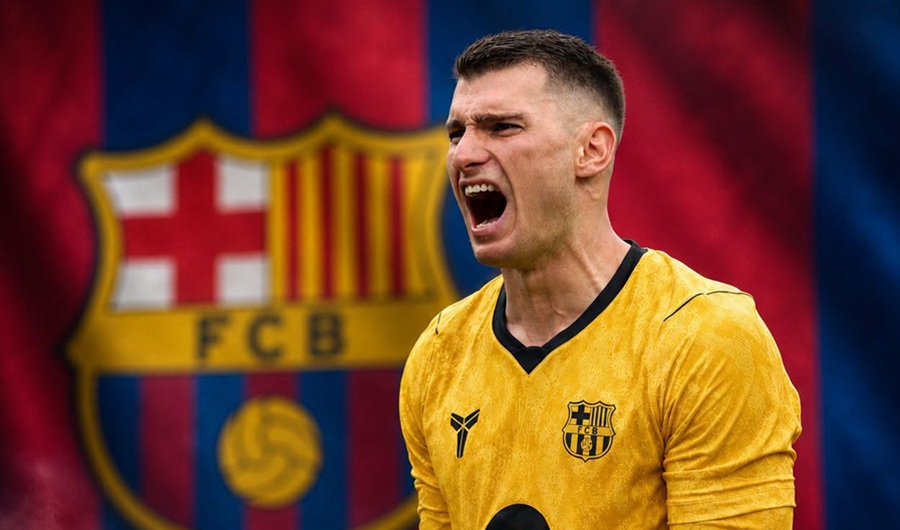 برشلونة يعلن ضم الحارس الكرواتي دومينيك ليفاكوفيتش حتى 2030