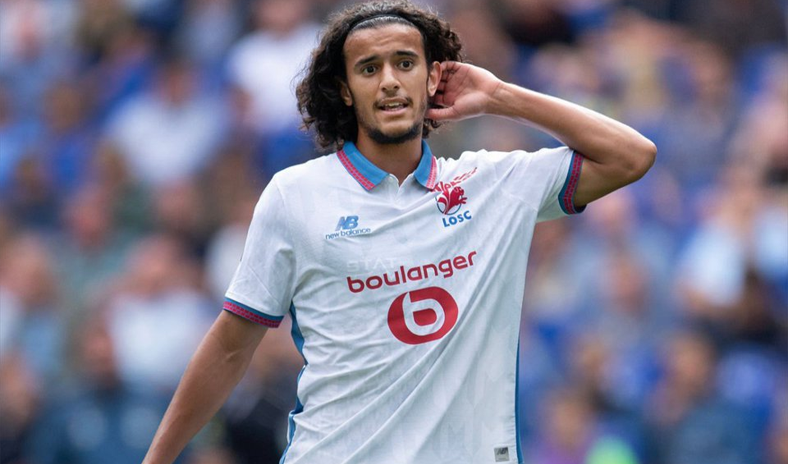 المغربي أيوب بوعدي لاعباً في مانشستر سيتي قادماً من ليل الفرنسي المغربي أيوب بوعدي لاعباً في مانشستر سيتي قادماً من ليل الفرنسي