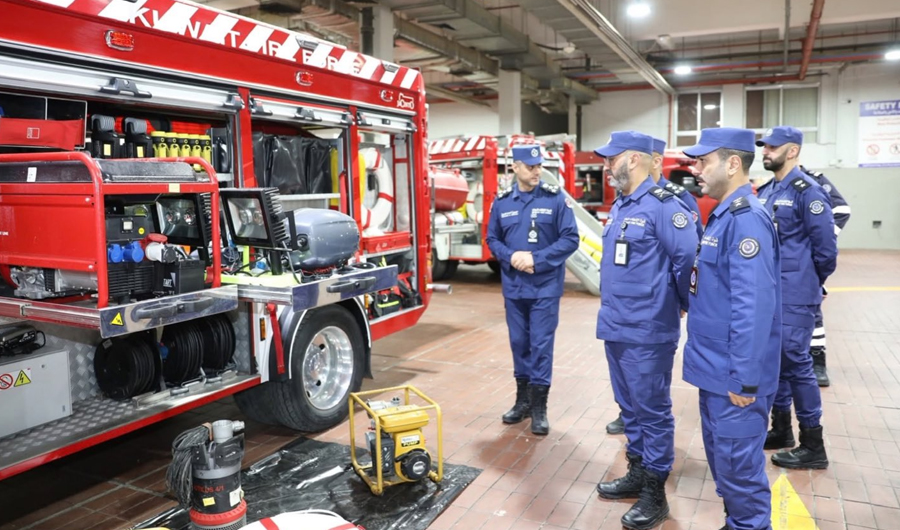 رئيس قوّة الإطفاء: الحفاظ على أعلى درجات الجاهزية وسرعة الاستجابة رئيس قوّة الإطفاء: الحفاظ على أعلى درجات الجاهزية وسرعة الاستجابة