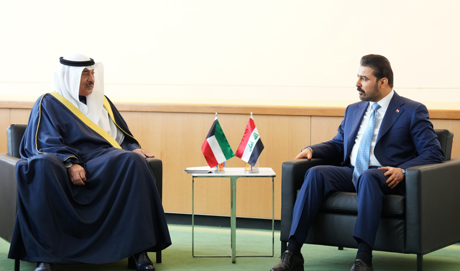 ممثل سمو الأمير يلتقي رئيس مجلس وزراء جمهورية العراق