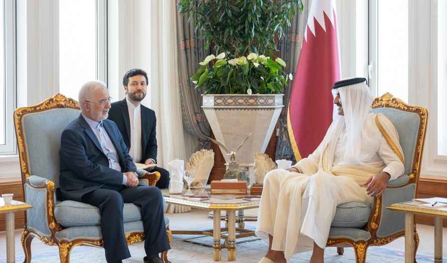 أمير قطر يبحث مع وزير الداخلية الإيراني تطورات الأوضاع في المنطقة