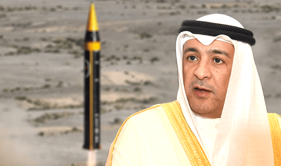 البديوي: 7000 صاروخ باليستي استهدفت منشآت خليجية منذ فبراير الماضي