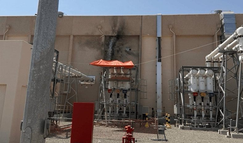 السعودية: مليشيا الحوثي الإرهابية استهدفت محطة توزيع الكهرباء بالمدينة المنورة