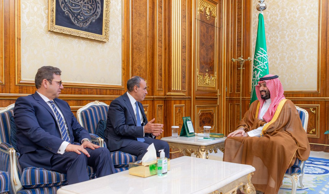 ولي العهد السعودي يتسلم رسالة خطية لخادم الحرمين من الرئيس المصري
