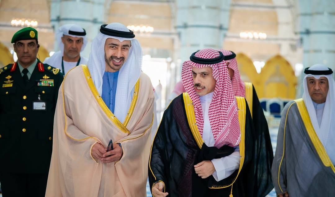 وزيرا الخارجية السعودي والإماراتي يبحثان تطورات المنطقة والاعتداءات الحوثية على المملكة