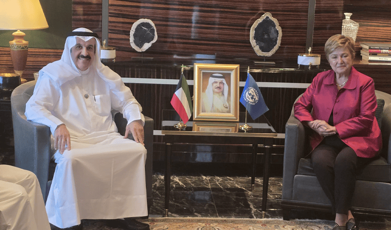 وزير المالية ومدير &laquo;النقد الدولي&raquo; يبحثان بالمنامة مستجدات مذكرة تمويل مركز الصندوق في الكويت