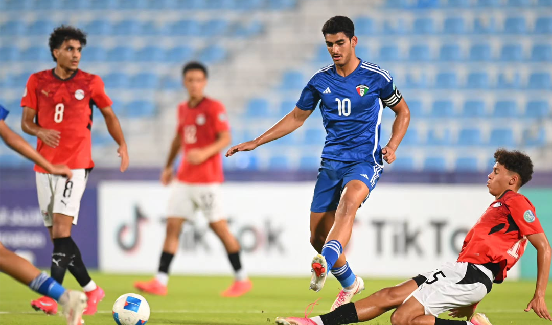 منتخب الكويت يخسر أمام مصر في منافسات كأس الخليج لكرة القدم تحت 17 سنة منتخب الكويت يخسر أمام مصر في منافسات كأس الخليج لكرة القدم تحت 17 سنة