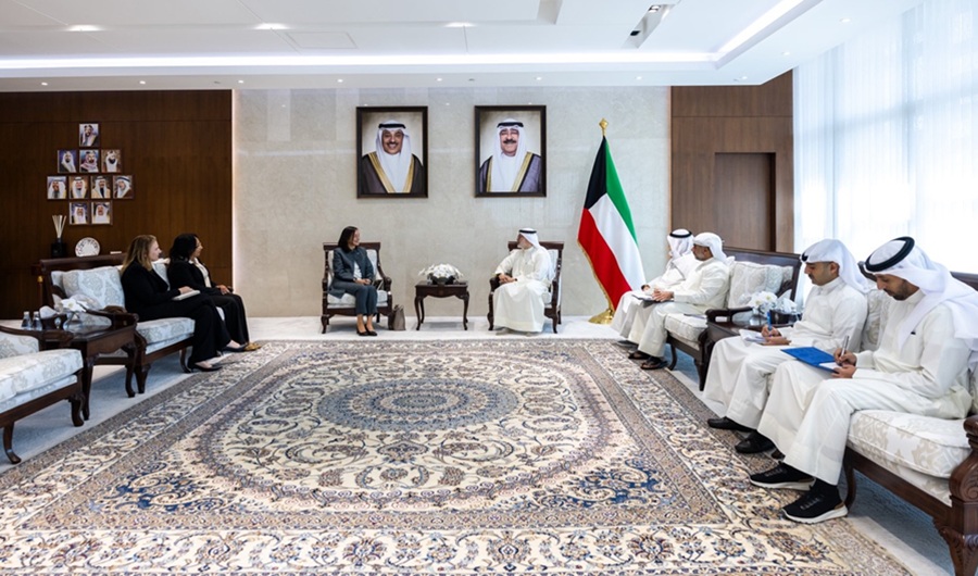 وزير الخارجية يبحث ملف المفقودين الكويتيين مع ممثلة الأمين العام للأمم المتحدة