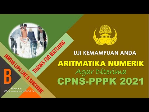Distribusi pegawai negeri sipil (pns). Uji Kompetensi Numerik Aritmatika Cpns Pppk 2021 Satuweb