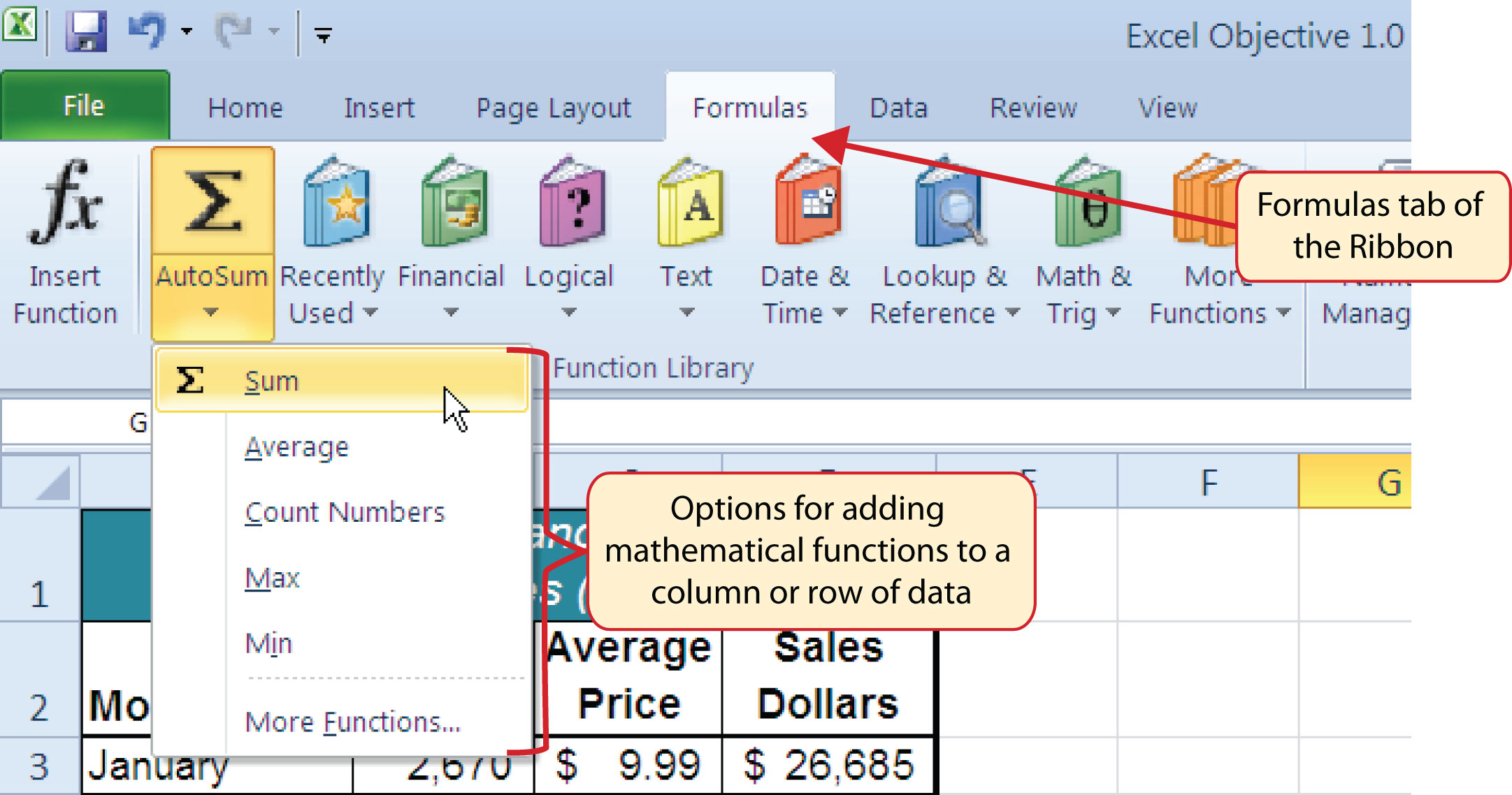 Autosum Symbol - Shefalitayal