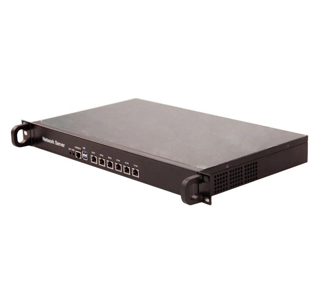Dual Core Atom D525 6lan Firewall Mini Pc 8gb Ddr3l 64g Ssd W 7 W 10 Linux Network Security Industrial Mini Pc Buy Industrial Pc Mini Industrial Embedded Computer Desktop Mini