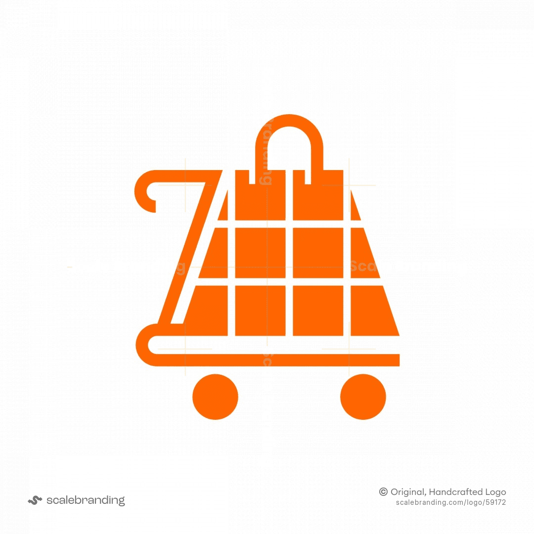 Cart Bag Shop Logo