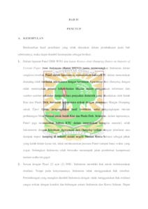 1 yulianto syahyu, hukum anti dumping di indonesia, analisis dan panduan praktis,. Penyelesaian Sengketa Perdagangan Internasional Di World Trade Organization Studi Kasus Korea Anti Dumping Duties On Imports Of Certain Paper From Indonesia Ds312 Eskripsi Universitas Andalas