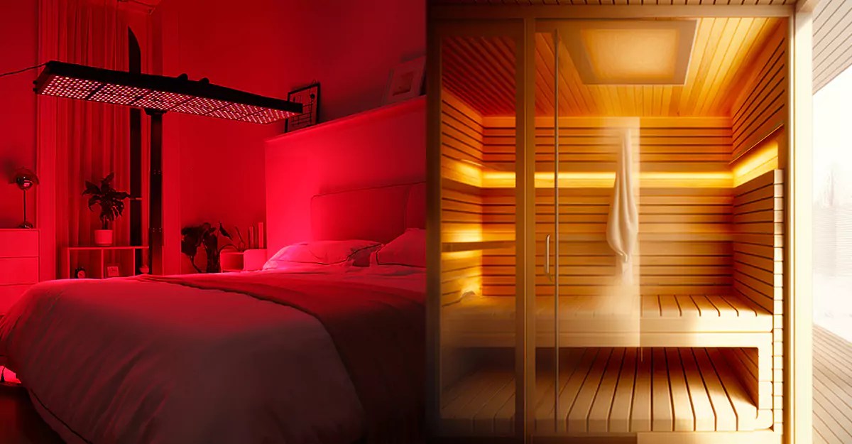 Is infrared sauna the same as red light therapy