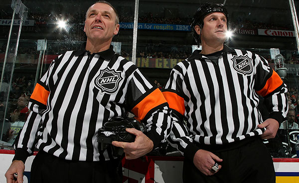 For $37.99, you get a black and white striped shirt, a pair of sunglasses, and a tap . Today's NHL Referees - 3/22/14 - Scouting The Refs