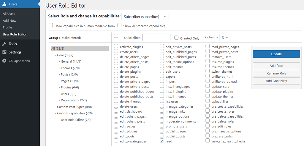 You will be able to upgrade the user role management option on your wordpress site using this plugin. How to Fix Roles and Permissions in WordPress and Manage User Roles