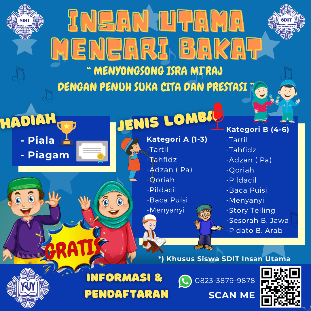 Siswa menyusun teks sesorah, dikerjakan di ms.word dan diunggah dalam bentuk file pada menu tugas di google classroom. Insan Utama Mencari Bakat 2021 Sdit Insan Utama Yogyakarta
