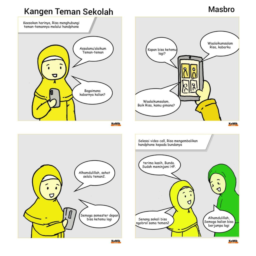 Aku rindu bangku dan meja kelasku. Pekan Kreativitas Siswa 2020 Sdit Harapan Umat