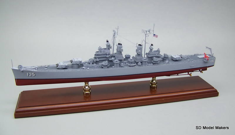 In february 1952 she was towed from bremerton, wash., to philadelphia for conversion to a guided missile heavy cruiser by new . Sd Model Makers Cruiser Models Baltimore Class Heavy Cruiser Models
