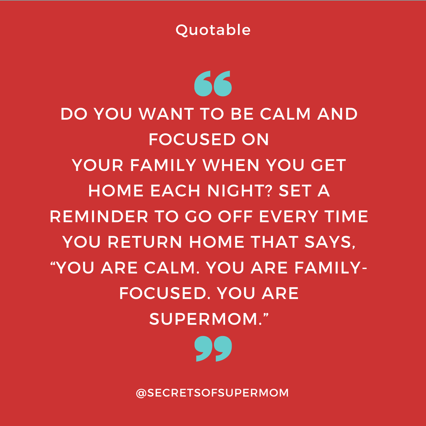 Supermom Quotes from the book Secrets of Supermom