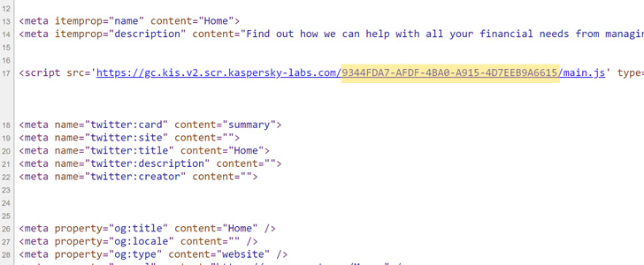 kaspersky antivirus javascript