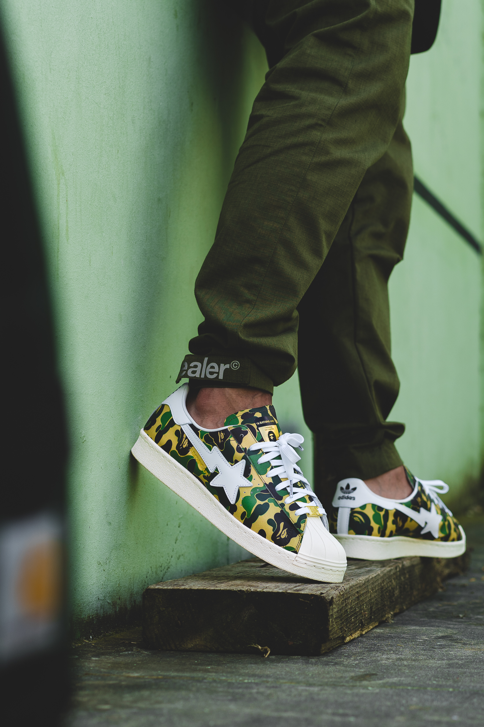 bape adidas superstar camo